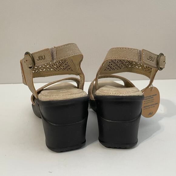 JBU By Jambu Slingback Sandals Toledo Morocco Tan Vegan Leather Women's Size 6M - Picture 6 of 13
